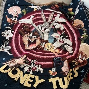 Warner Bros. Looney Tunes Character Throw Blanket - Multicolor